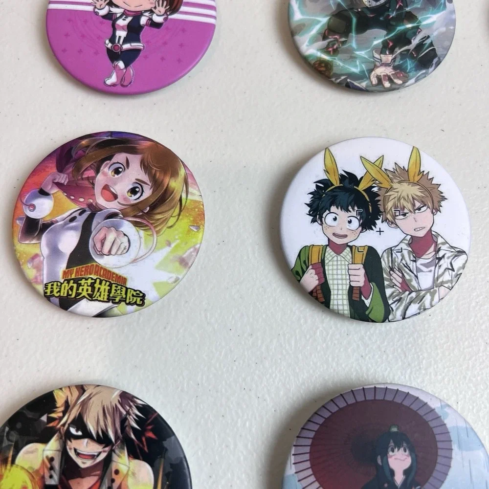 My Hero Academia‎ Japanese Anime Pin Badge Lot Of 20 Animation 2.25